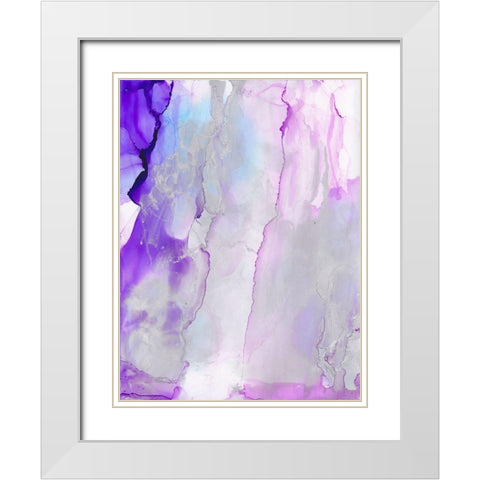 Super Nova White Modern Wood Framed Art Print with Double Matting by Troisi, Jonny