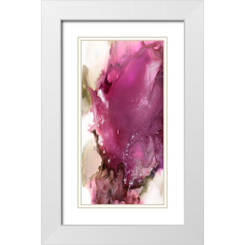 Acrylic Explosion White Modern Wood Framed Art Print with Double Matting by Troisi, Jonny