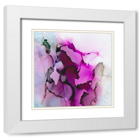 Whisper White Modern Wood Framed Art Print with Double Matting by Troisi, Jonny