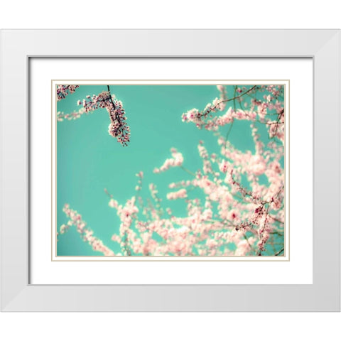 Apple Sky White Modern Wood Framed Art Print with Double Matting by Telik, Tracey