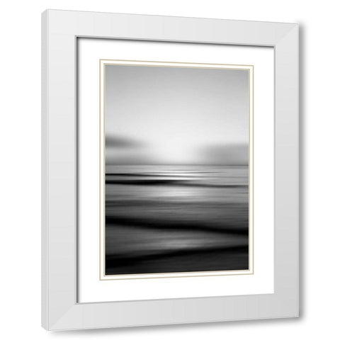 Tropical Sorbet BW White Modern Wood Framed Art Print with Double Matting by Telik, Tracey