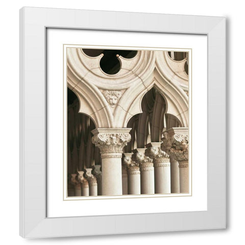 Iconic 30 White Modern Wood Framed Art Print with Double Matting by Telik, Tracey