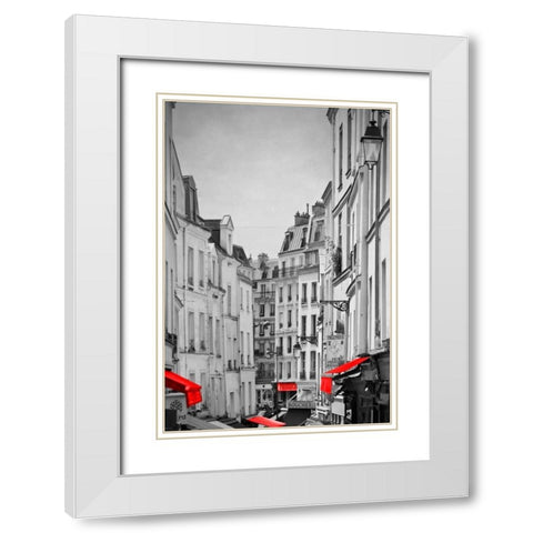 Between The Mouftard 2 White Modern Wood Framed Art Print with Double Matting by Telik, Tracey
