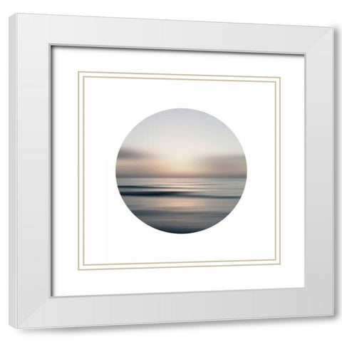 Sight to Sea 1 White Modern Wood Framed Art Print with Double Matting by Telik, Tracey