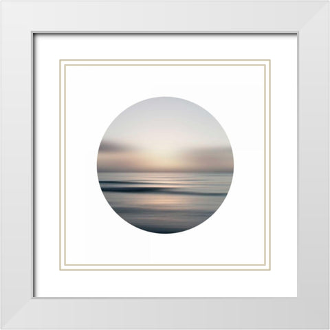 Sight to Sea 1 White Modern Wood Framed Art Print with Double Matting by Telik, Tracey