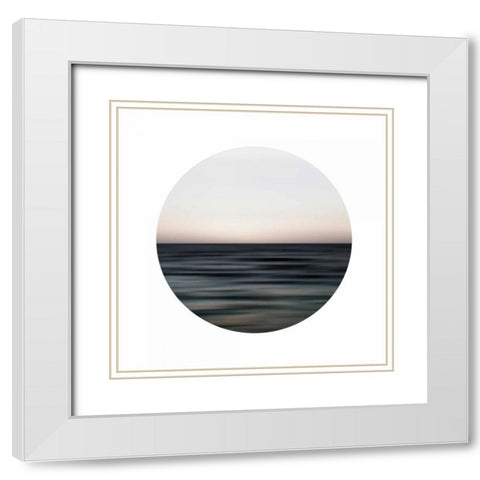 Sight to Sea 2 White Modern Wood Framed Art Print with Double Matting by Telik, Tracey