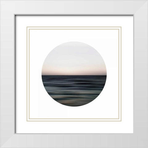 Sight to Sea 2 White Modern Wood Framed Art Print with Double Matting by Telik, Tracey