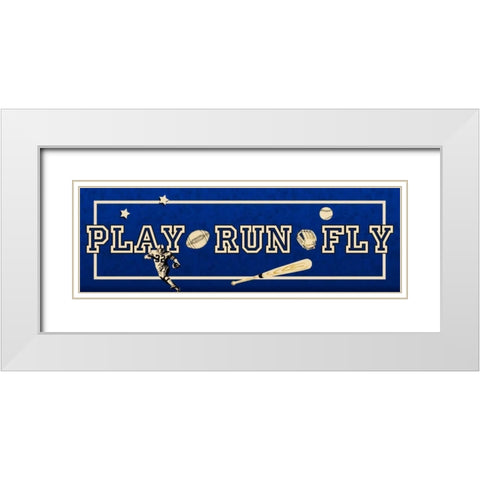 Play On White Modern Wood Framed Art Print with Double Matting by Pazan, Tony