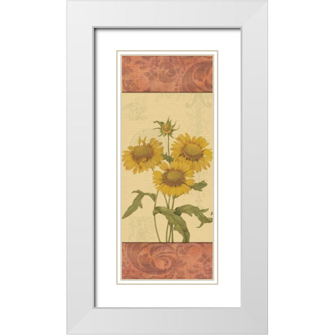 Utica White Modern Wood Framed Art Print with Double Matting by Pazan, Tony