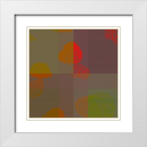 Placid White Modern Wood Framed Art Print with Double Matting by Pazan, Tony