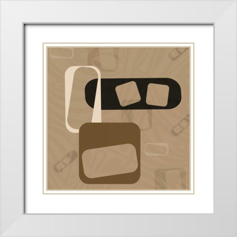 Finder White Modern Wood Framed Art Print with Double Matting by Pazan, Tony