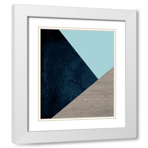 Scandinavian 1 White Modern Wood Framed Art Print with Double Matting by Urban Epiphany