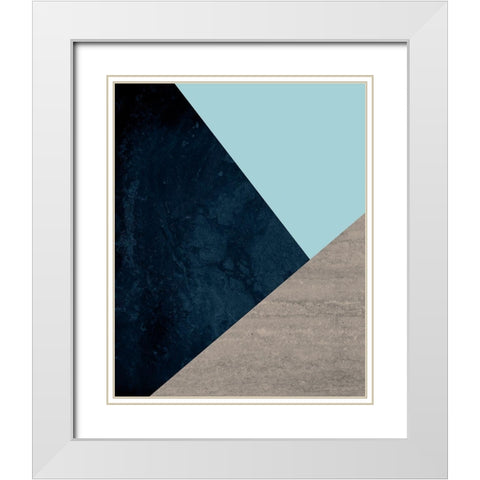 Scandinavian 1 White Modern Wood Framed Art Print with Double Matting by Urban Epiphany