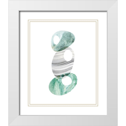 Scandinavian Balance 2 White Modern Wood Framed Art Print with Double Matting by Urban Epiphany