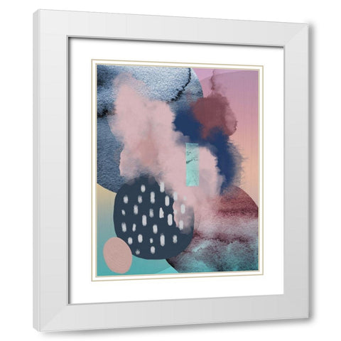 Florating White Modern Wood Framed Art Print with Double Matting by Urban Epiphany