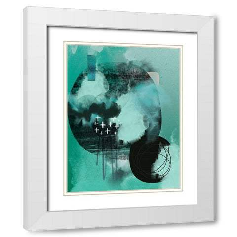 Still Tones White Modern Wood Framed Art Print with Double Matting by Urban Epiphany