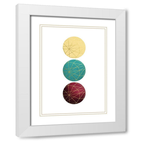 Still Tones White Modern Wood Framed Art Print with Double Matting by Urban Epiphany
