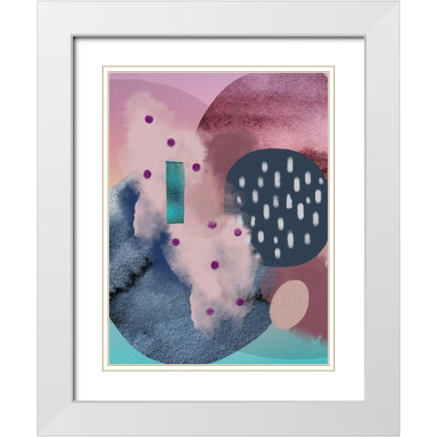 Floating 2 White Modern Wood Framed Art Print with Double Matting by Urban Epiphany
