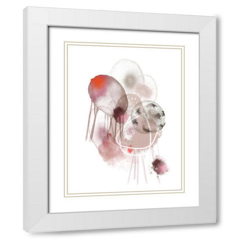 New Friendship White Modern Wood Framed Art Print with Double Matting by Urban Epiphany