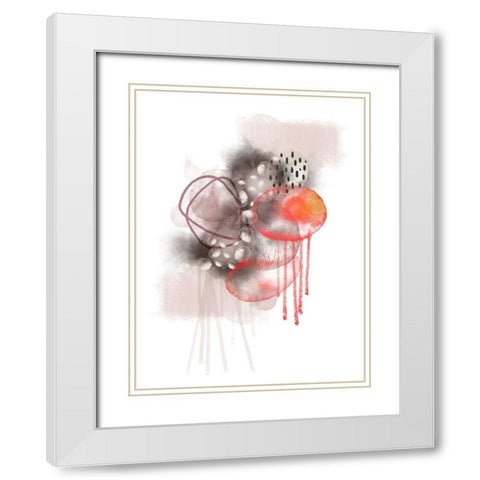 Daydream White Modern Wood Framed Art Print with Double Matting by Urban Epiphany