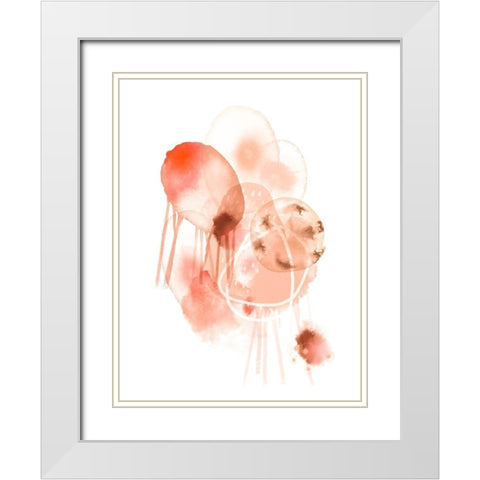 Warm Friendship White Modern Wood Framed Art Print with Double Matting by Urban Epiphany