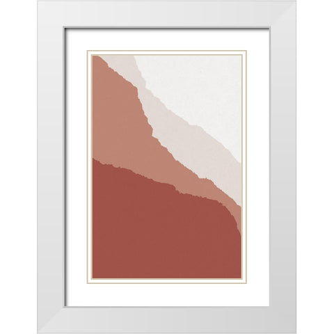 Canyon Views 1 White Modern Wood Framed Art Print with Double Matting by Urban Epiphany