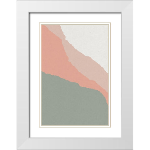 Canyon Horizons 1 White Modern Wood Framed Art Print with Double Matting by Urban Epiphany
