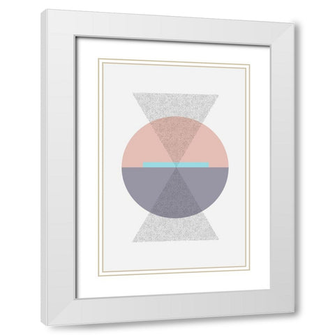 Iconic Mid Century 1 White Modern Wood Framed Art Print with Double Matting by Urban Epiphany
