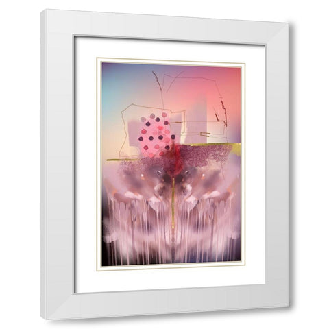 Analysis of Life 2 White Modern Wood Framed Art Print with Double Matting by Urban Epiphany