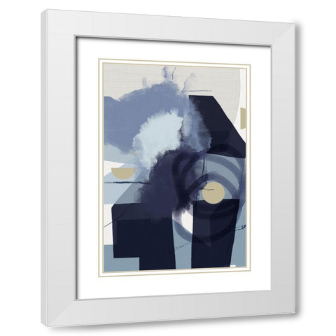 Strange Beauty White Modern Wood Framed Art Print with Double Matting by Urban Epiphany