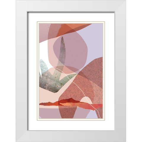 Dusty Desert 5 White Modern Wood Framed Art Print with Double Matting by Urban Epiphany