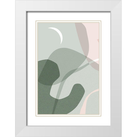 Dusty Desert 9 White Modern Wood Framed Art Print with Double Matting by Urban Epiphany