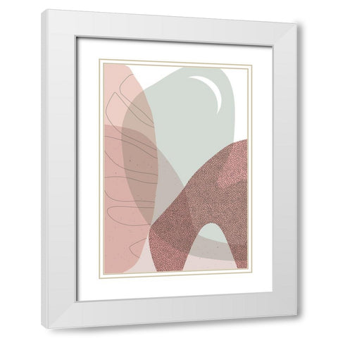 Dusty Desert 11 White Modern Wood Framed Art Print with Double Matting by Urban Epiphany