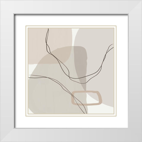 Hopeful 2 White Modern Wood Framed Art Print with Double Matting by Urban Epiphany