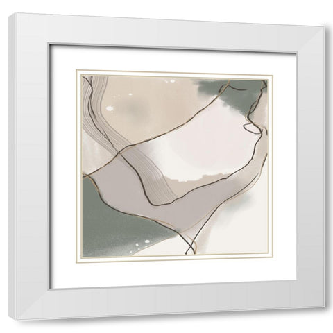 Patience 2 White Modern Wood Framed Art Print with Double Matting by Urban Epiphany