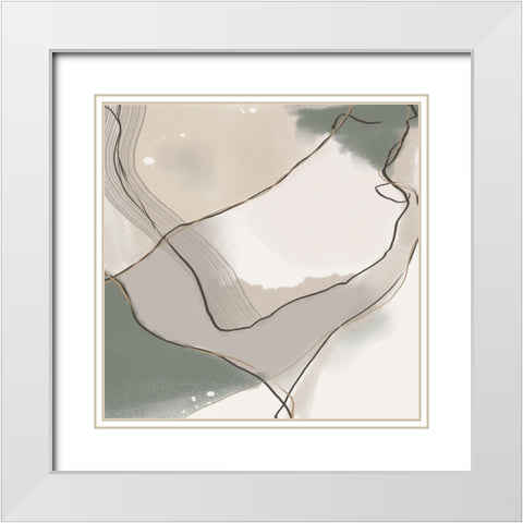 Patience 2 White Modern Wood Framed Art Print with Double Matting by Urban Epiphany
