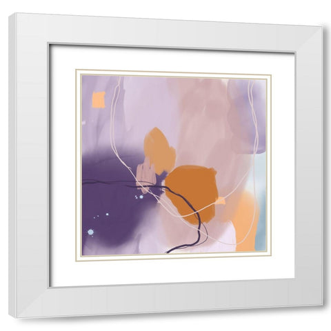 Whimsical Sophistication 1 White Modern Wood Framed Art Print with Double Matting by Urban Epiphany