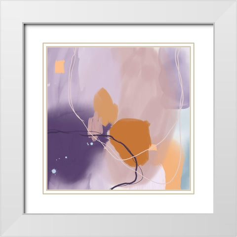 Whimsical Sophistication 1 White Modern Wood Framed Art Print with Double Matting by Urban Epiphany