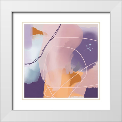 Whimsical Sophistication 2 White Modern Wood Framed Art Print with Double Matting by Urban Epiphany