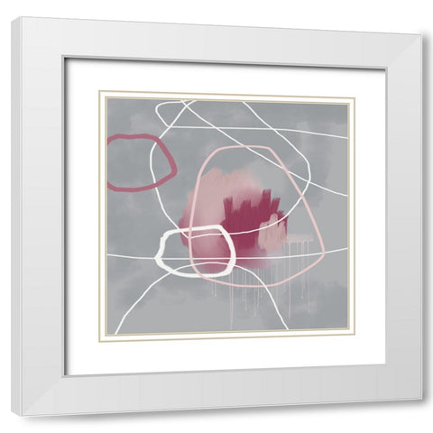 In This Moment White Modern Wood Framed Art Print with Double Matting by Urban Epiphany