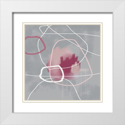 In This Moment White Modern Wood Framed Art Print with Double Matting by Urban Epiphany
