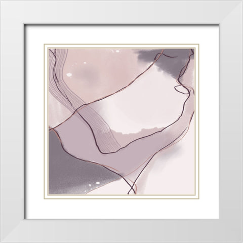 Patience 2 White Modern Wood Framed Art Print with Double Matting by Urban Epiphany