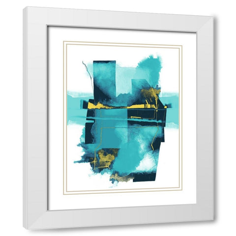 Juxtaposed Fantasy 1 White Modern Wood Framed Art Print with Double Matting by Urban Epiphany