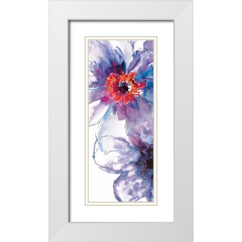 Morning Bloom White Modern Wood Framed Art Print with Double Matting by Brown, Victoria