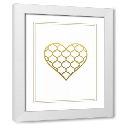 SOHO Loft 1 White Modern Wood Framed Art Print with Double Matting by Brown,Victoria