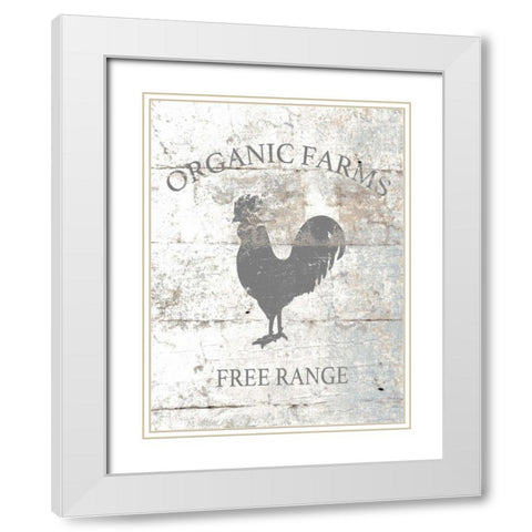 Organic Farm White Modern Wood Framed Art Print with Double Matting by Brown, Victoria