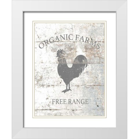 Organic Farm White Modern Wood Framed Art Print with Double Matting by Brown, Victoria