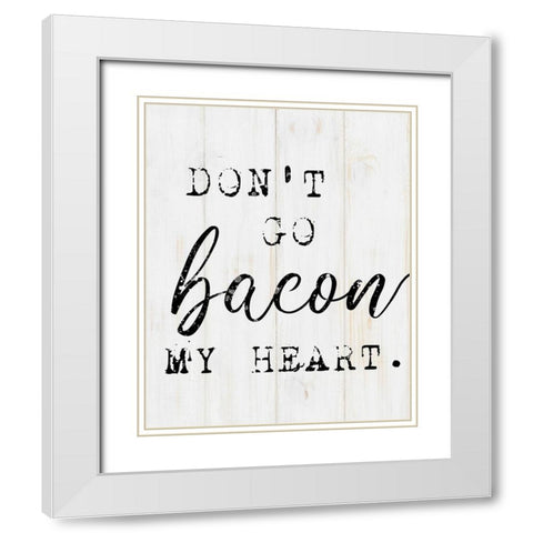 Kitchen Words 2 White Modern Wood Framed Art Print with Double Matting by Brown, Victoria