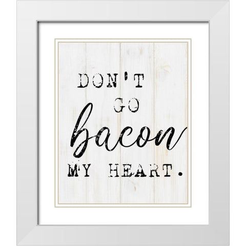 Kitchen Words 2 White Modern Wood Framed Art Print with Double Matting by Brown, Victoria