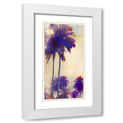 Thailand Palms 2 White Modern Wood Framed Art Print with Double Matting by Brown, Victoria